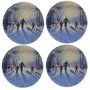 Hermia Set de 4 Salvamanteles Multicolor 37 cm
